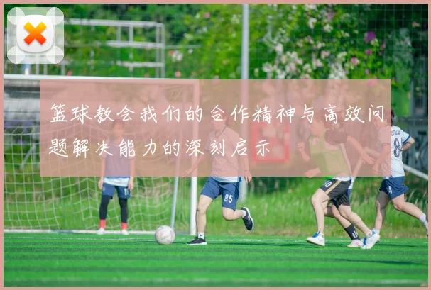 篮球教会我们的合作精神与高效问题解决能力的深刻启示